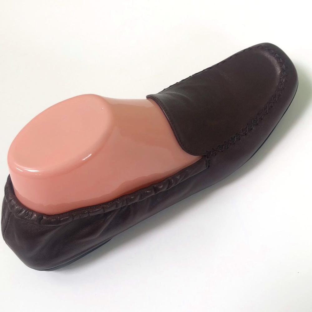 Authentic Prada Brown Leather Flats - image 3